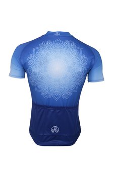 Fortissima Wielershirt Comfort - Dames - Mandala-Mandala - Lichtblauw