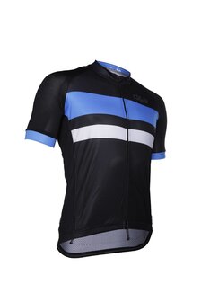 D&amp;A - Fietsshirt Classic - Zwart/Blauw