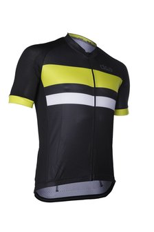 D&amp;A - Fietsshirt Classic - Zwart/Geel