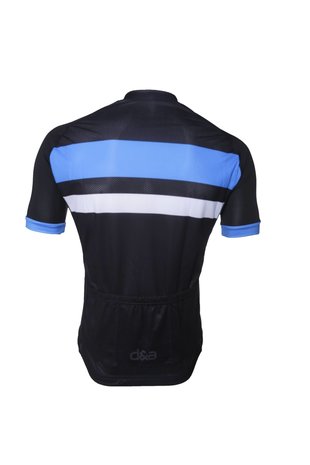 D&A - Fietsshirt Classic - Zwart/Blauw