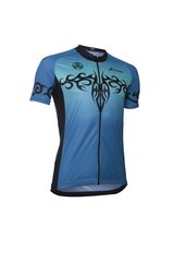 Fortissima Wielershirt  - Heren - Tribal-Tribal 1 - Blauw