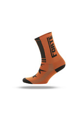 Forte - Cycling Socks - Fluro Orange + Star