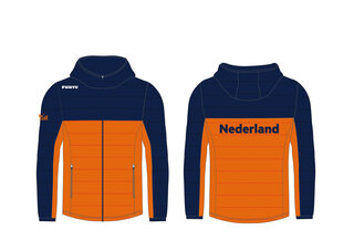 KNSB - Dun dons jack - Dames - Masters - Blauw/Oranje