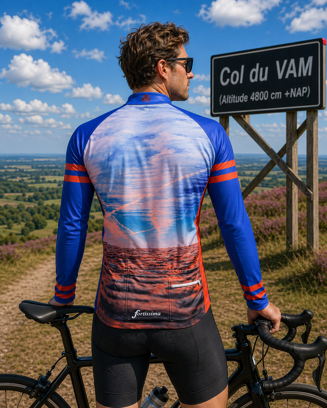 VAM-Berg wielerkleding col du vam wielerjack