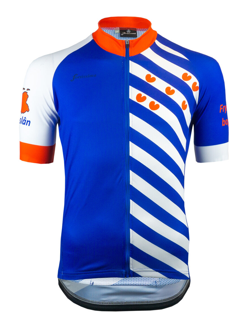 Fryslân Boppe wielershirt – Ode aan Friesland in sportief fietsshirt design - friesland fietsshirt