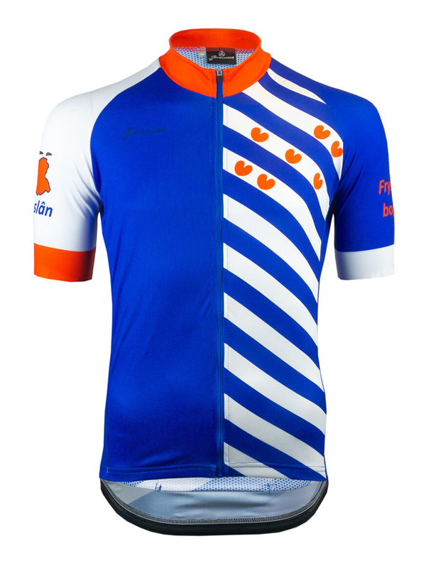 Fryslân Boppe wielershirt – Ode aan Friesland in sportief fietsshirt design - friesland fietsshirt