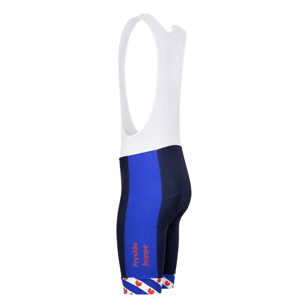 Koersbroek Friesland, fryslan boppe design wielerbroek met hoogwaardige zeem