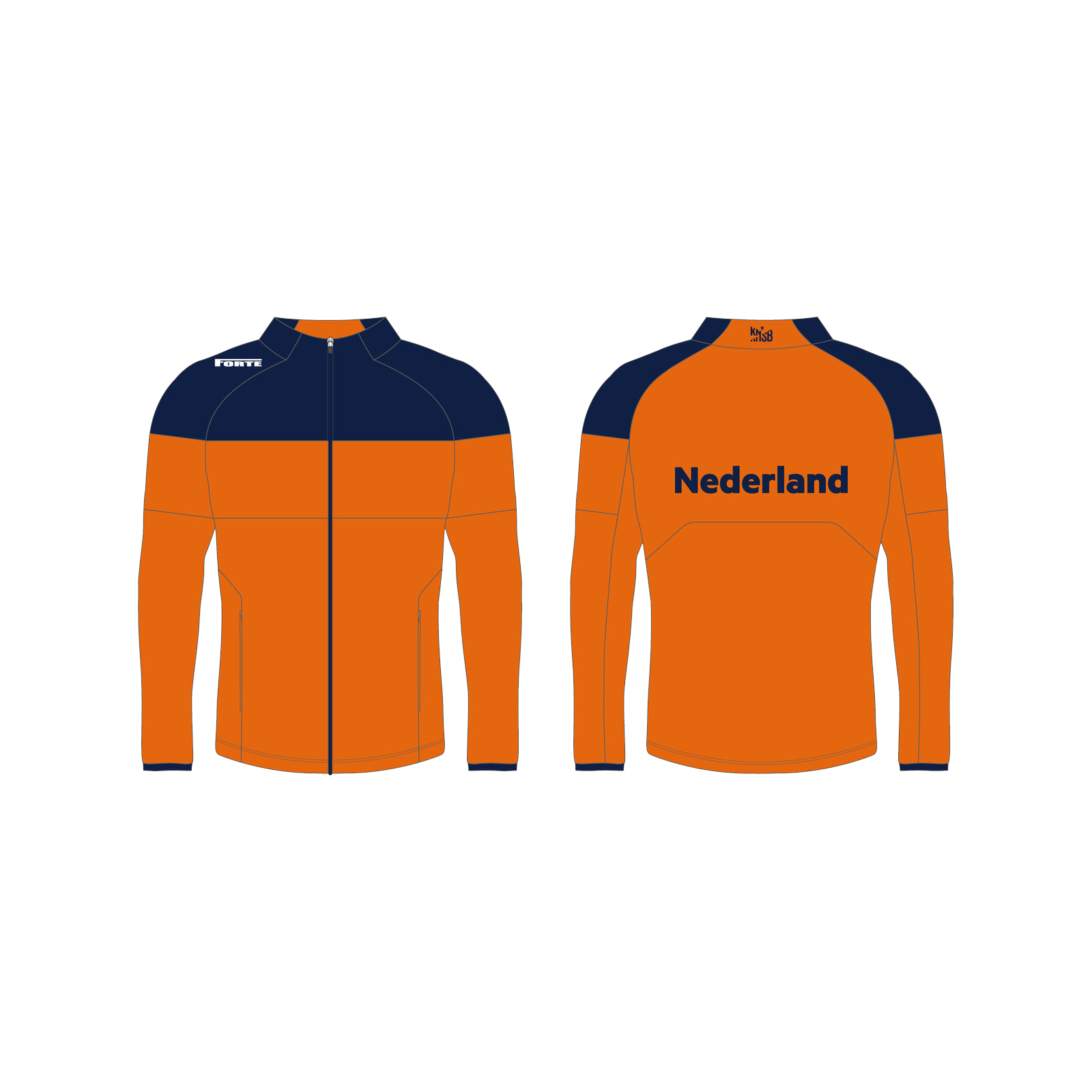 KNSB - Functional vest - Women - Masters - Blue/Orange