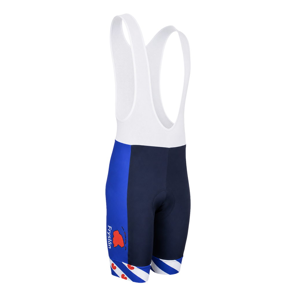Koersbroek Friesland, fryslan boppe design wielerbroek met hoogwaardige zeem