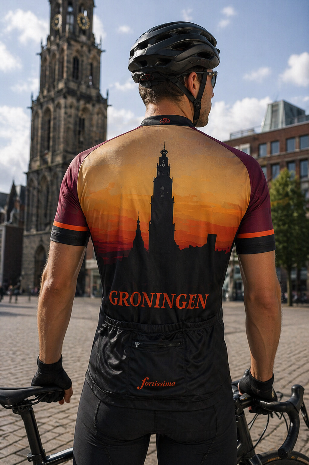 wielershirt groningen grunn martinitoren wielerkleding