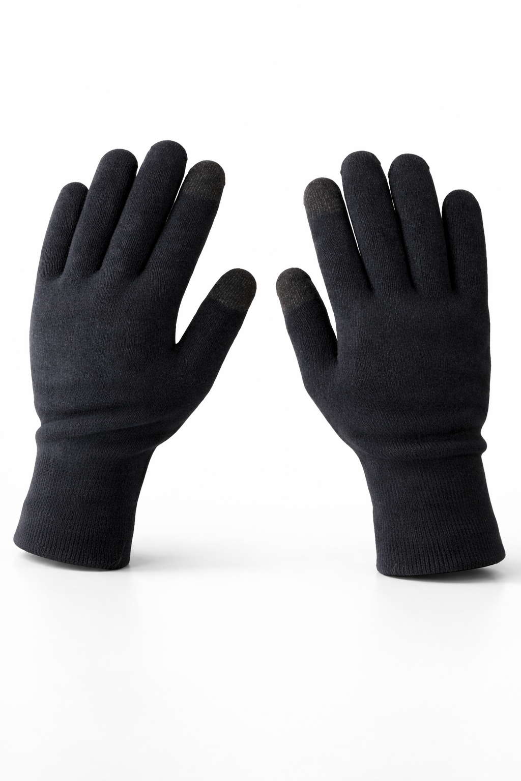 Merino Knit Waterproof Handschoenen Zwart