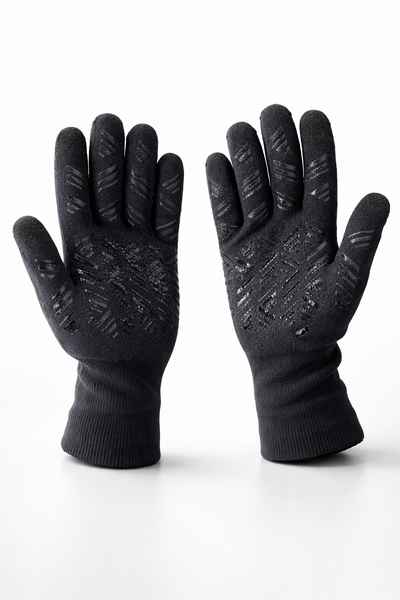 Merino Knit Waterproof Handschoenen Zwart