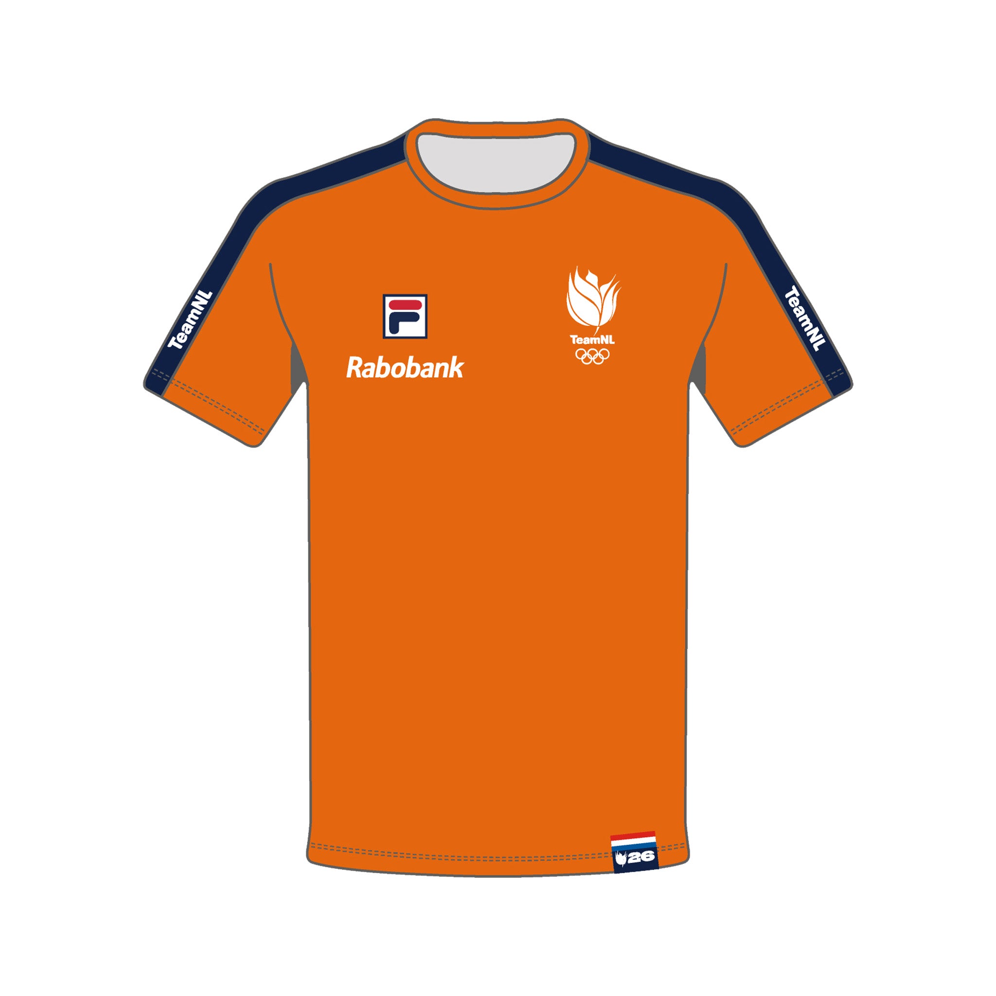 TeamNL T-shirt Oranje