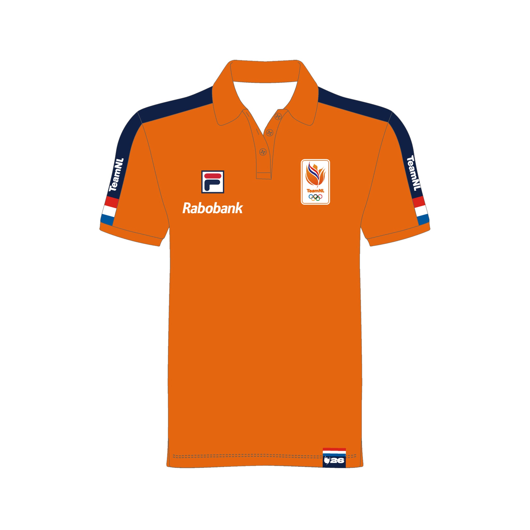TeamNL Polo Oranje