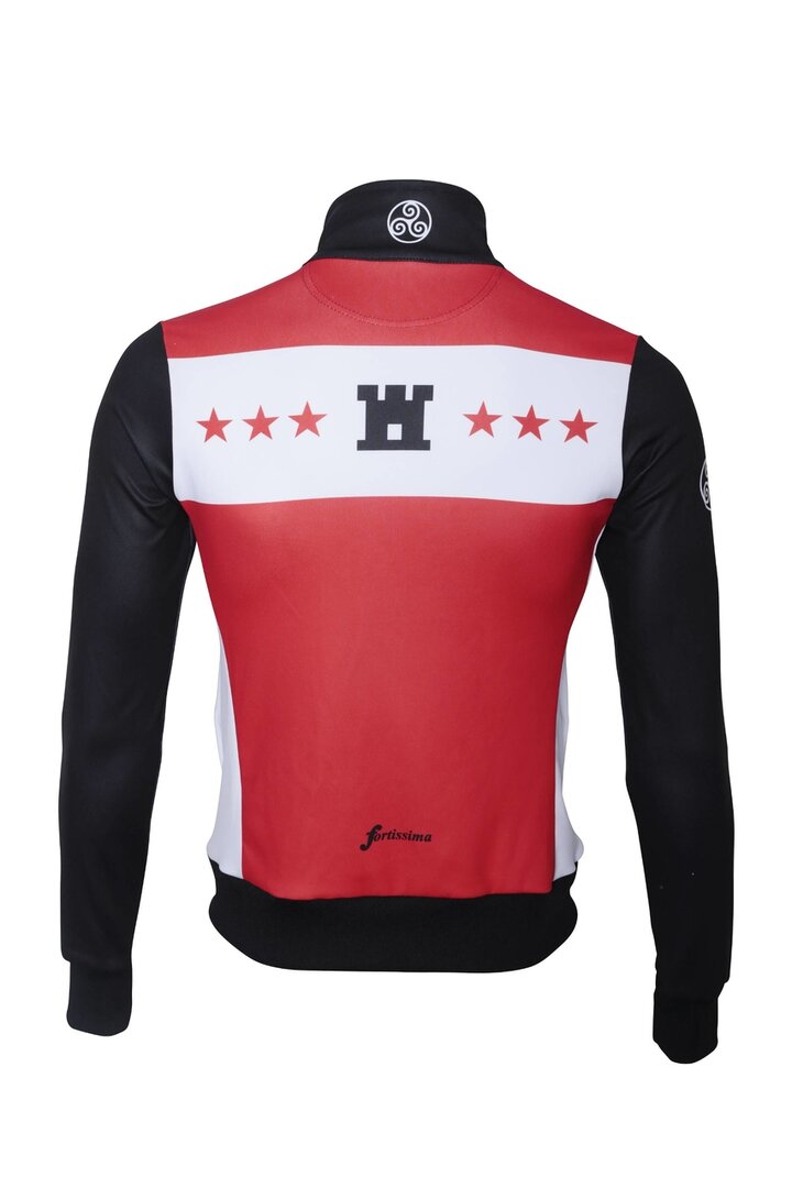 Team Drenthe trainingsjack – Sportjack met Drentse vlag kleuren