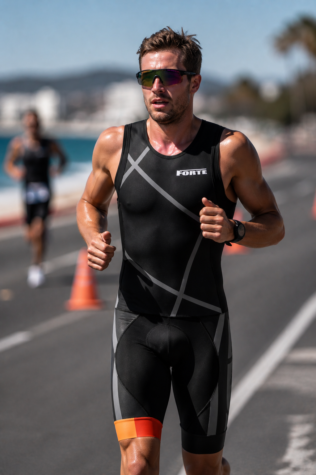 Triathlonpak zonder mouwen | Tri suit heren & dames