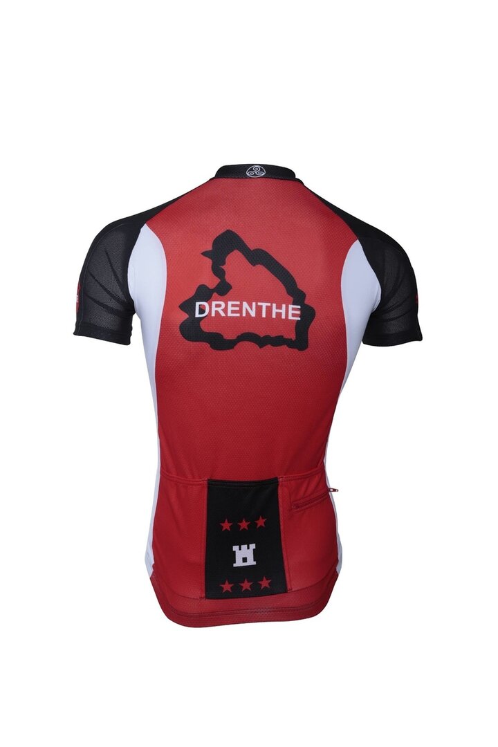 Team Drenthe wielershirt – Aerodynamisch fietsshirt met Drentse vlag design
