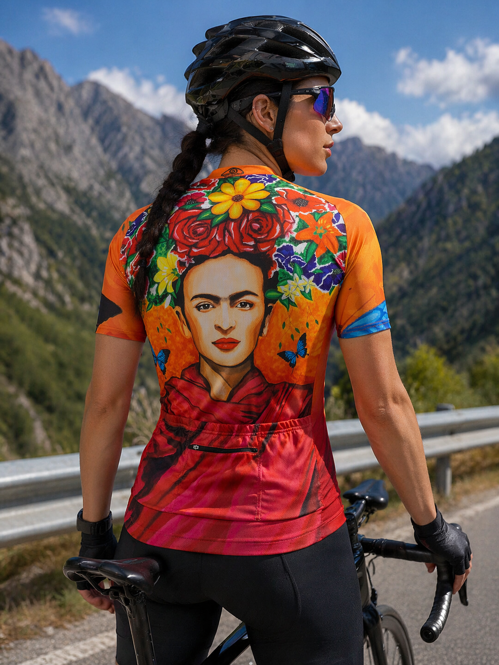 Wielershirt Frida Kahlo