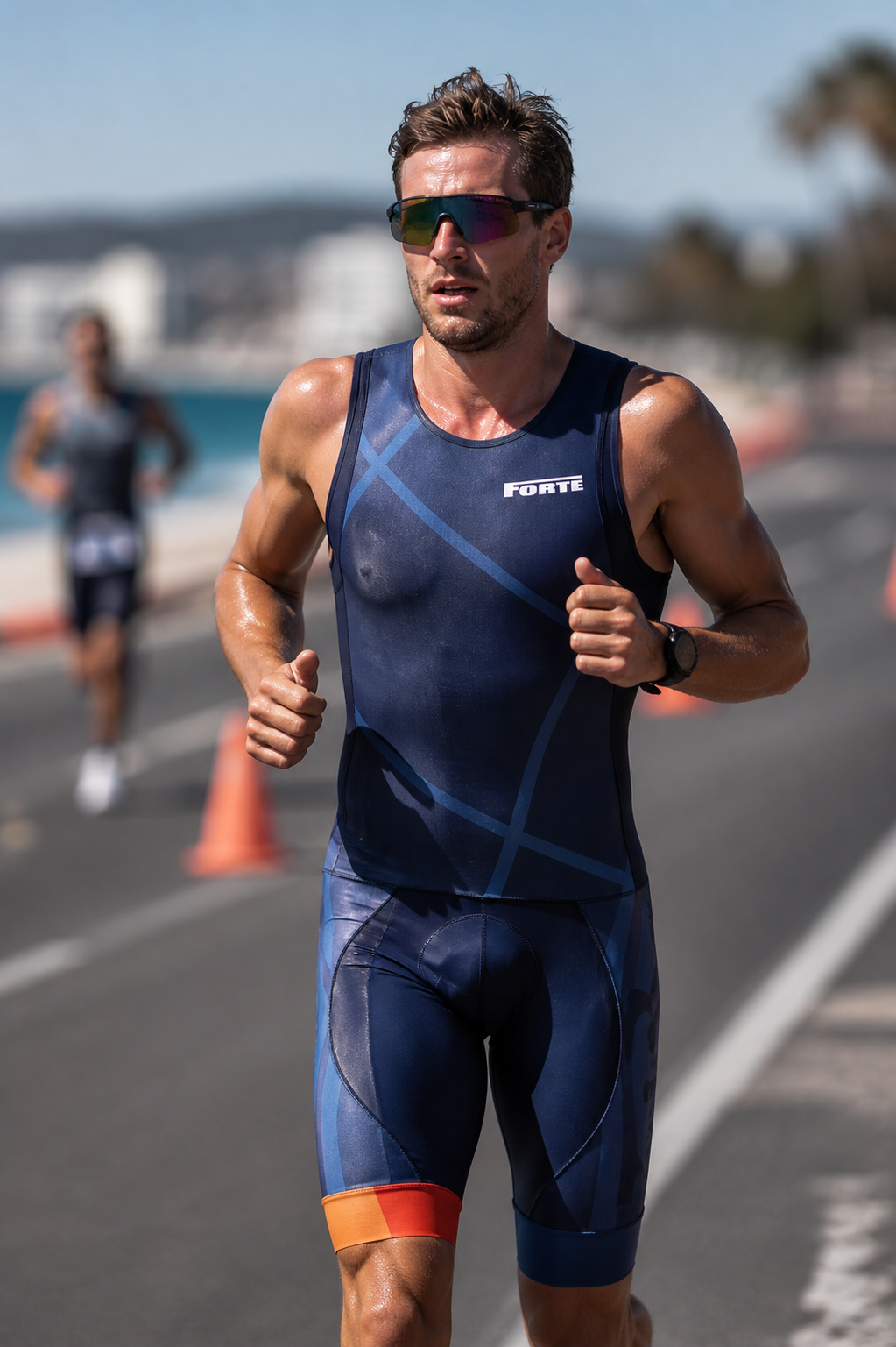 Triathlonpak zonder mouwen | Tri suit heren & dames
